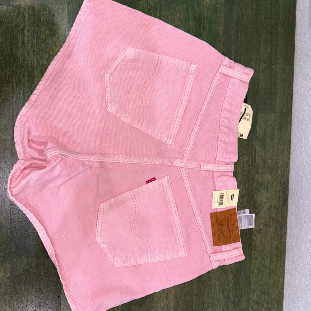 Levi's Women's Light Pink Jean Shorts